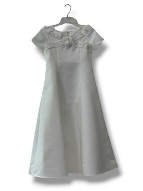 Cherish Ivory Communion Flower Girl Dress 8.5 Special Occasion Formal